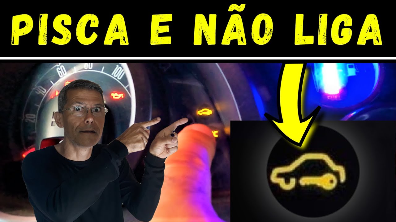 Luz do Carrinho Imobilizador Piscando? Carro não reconhece o Códe, não liga?