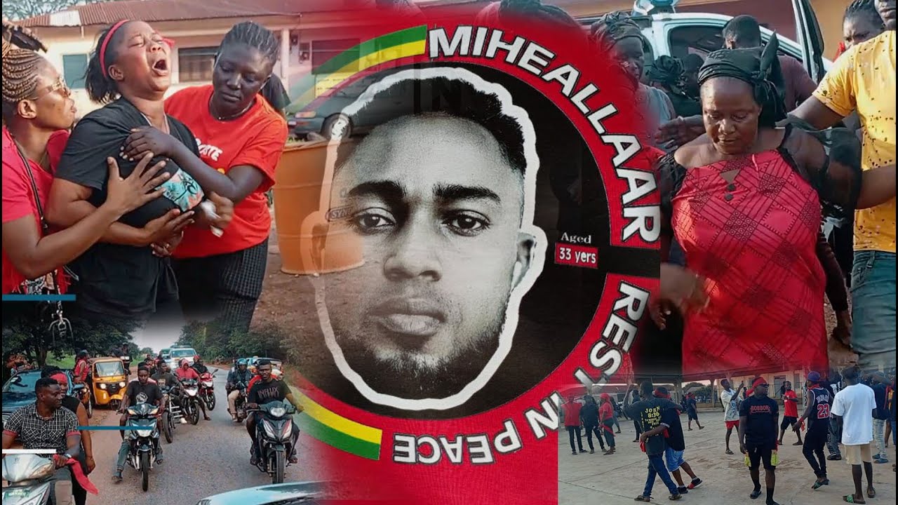 LIVE UPDATE ON OUR  BROTHER MICHAEL LAAA(ARROW) FUNERAL AT NSOATRE OLD MARKET DWADADAM