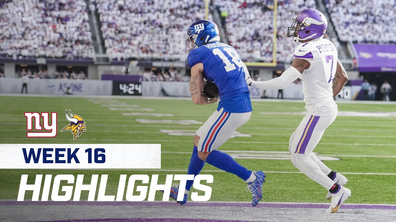 New York Giants vs. Minnesota Vikings | 2022 Regular Season Week 16