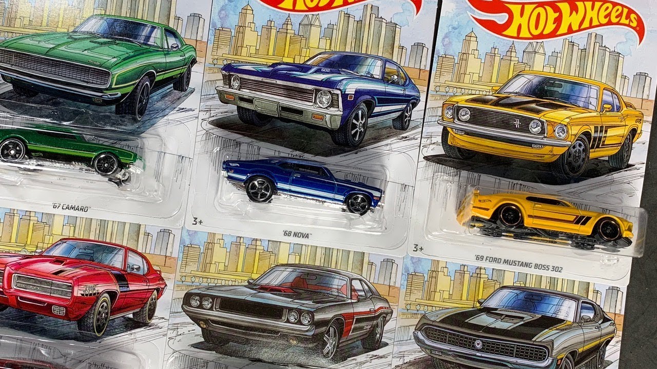 The new Hot Wheels Detroit Muscle set is a total throwback to the Golden Age of HW Muscle
