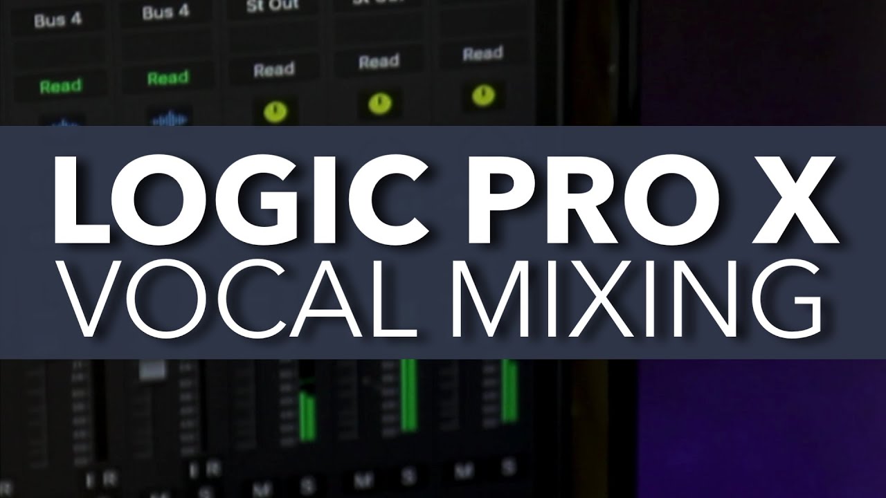 Logic Pro X - Цепь микширования вокала // Как микшировать вокал с помощью стандартных плагинов