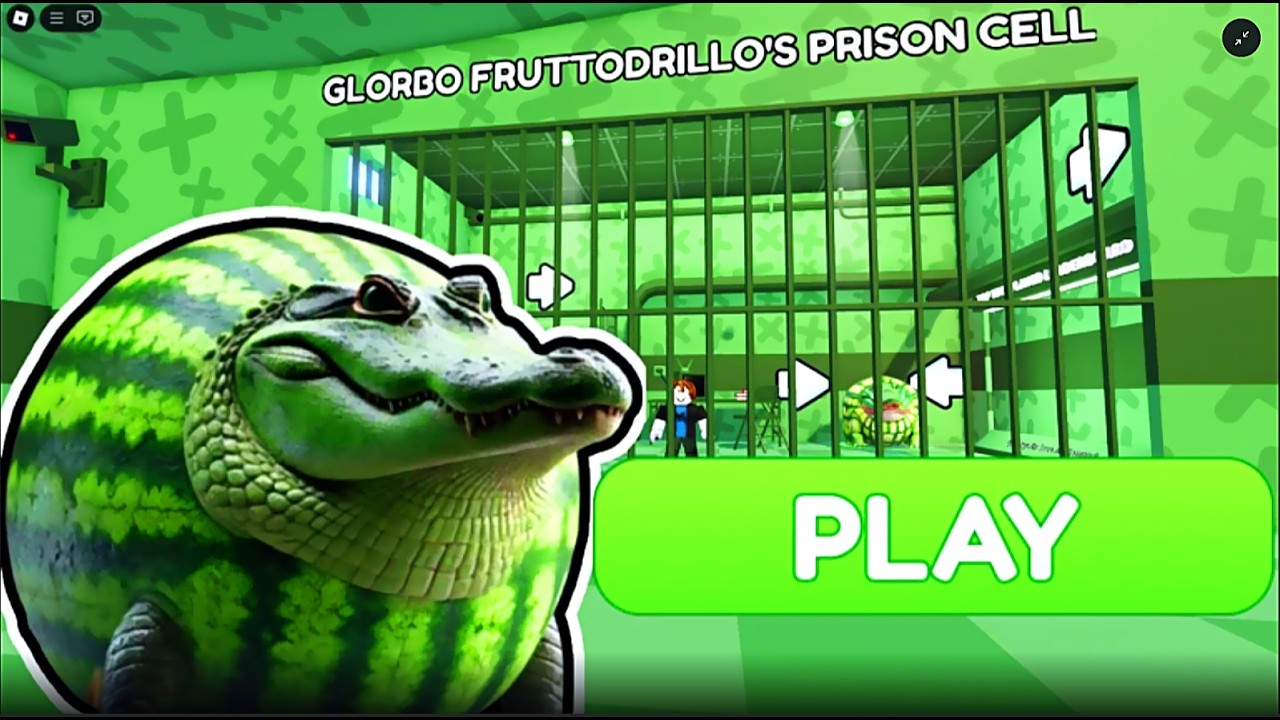 🐊🍉 GLORBO FRUTTODRILLO'S PRISON RUN! | Crazy Obby Escape Challenge 🔥