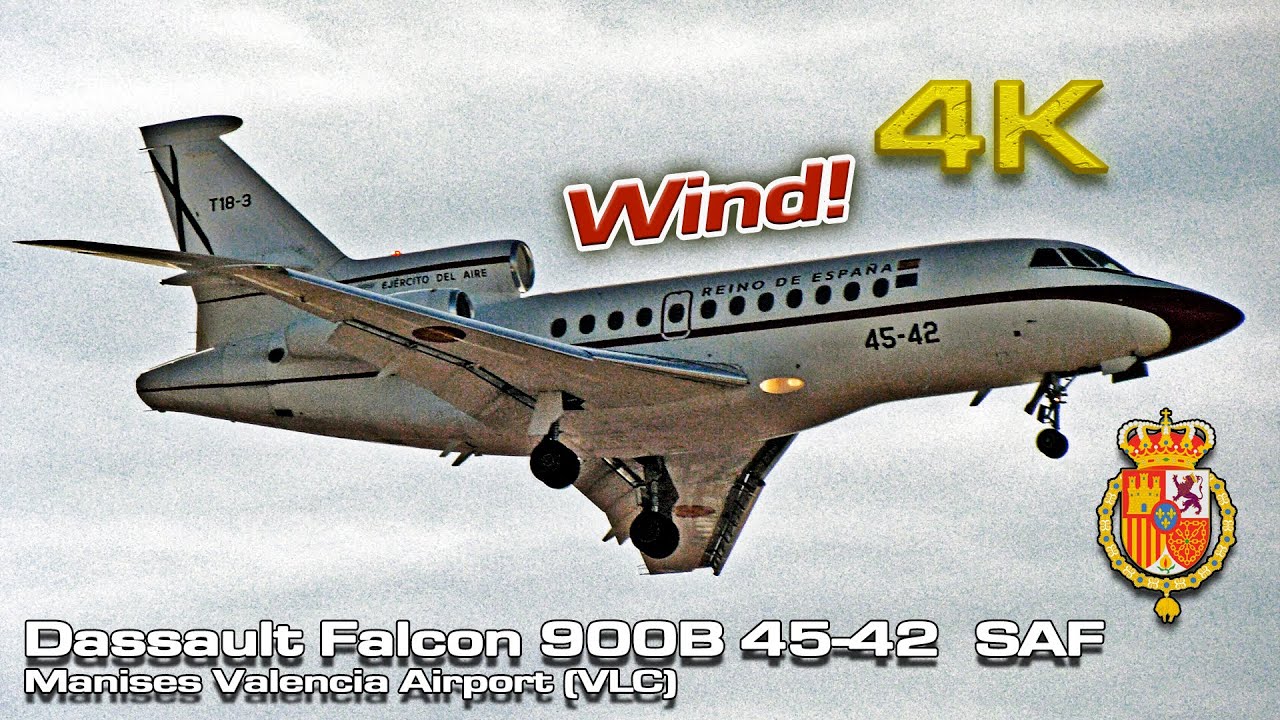 Spanish Air Force Dassault Falcon 900B (45-42) King Felipe VI on board!