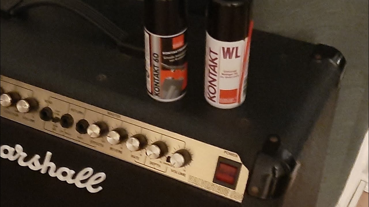 Limpieza de potenciometro de Marshall Valvestste S80 8240