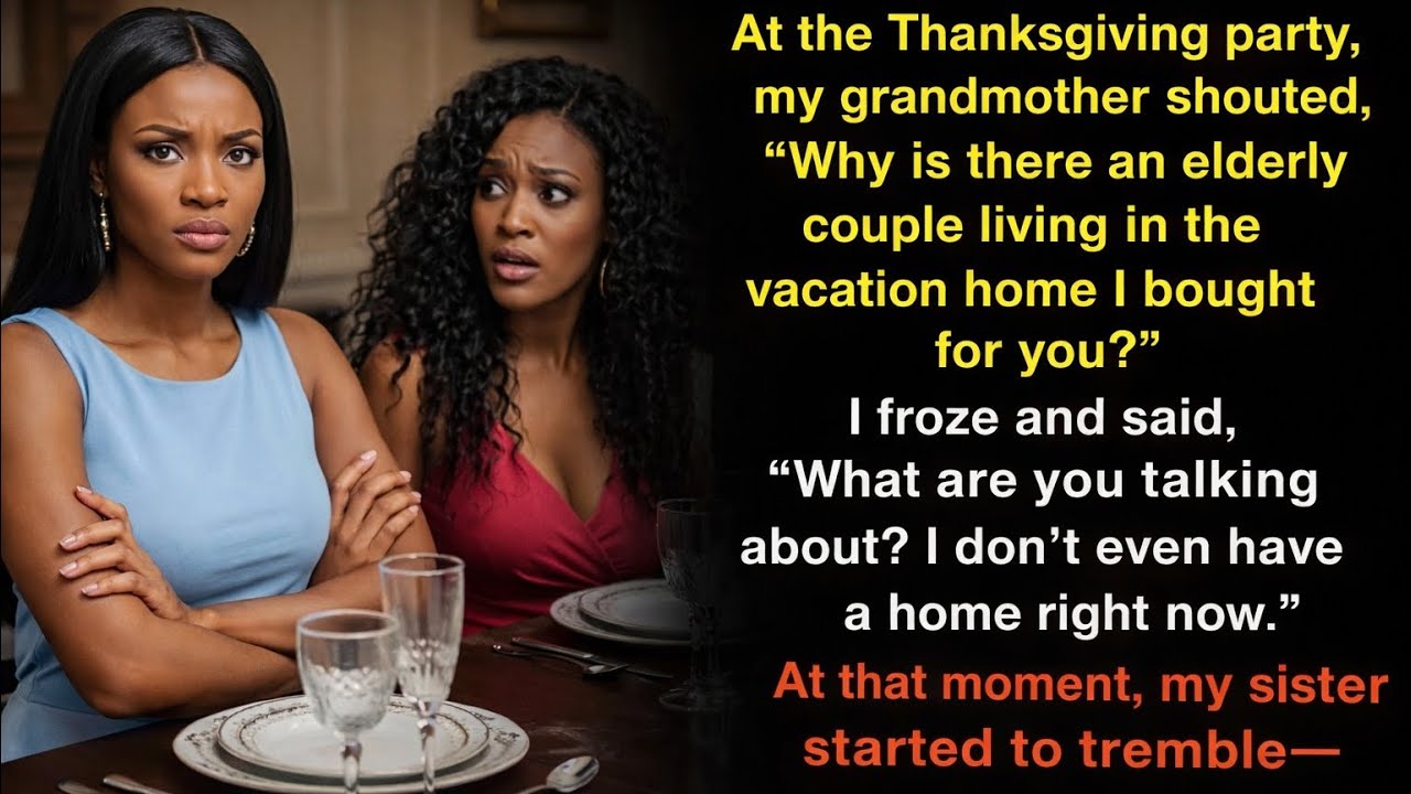 My grandma asked one question at Thanksgiving — my sister started to tremble and the lawyer...