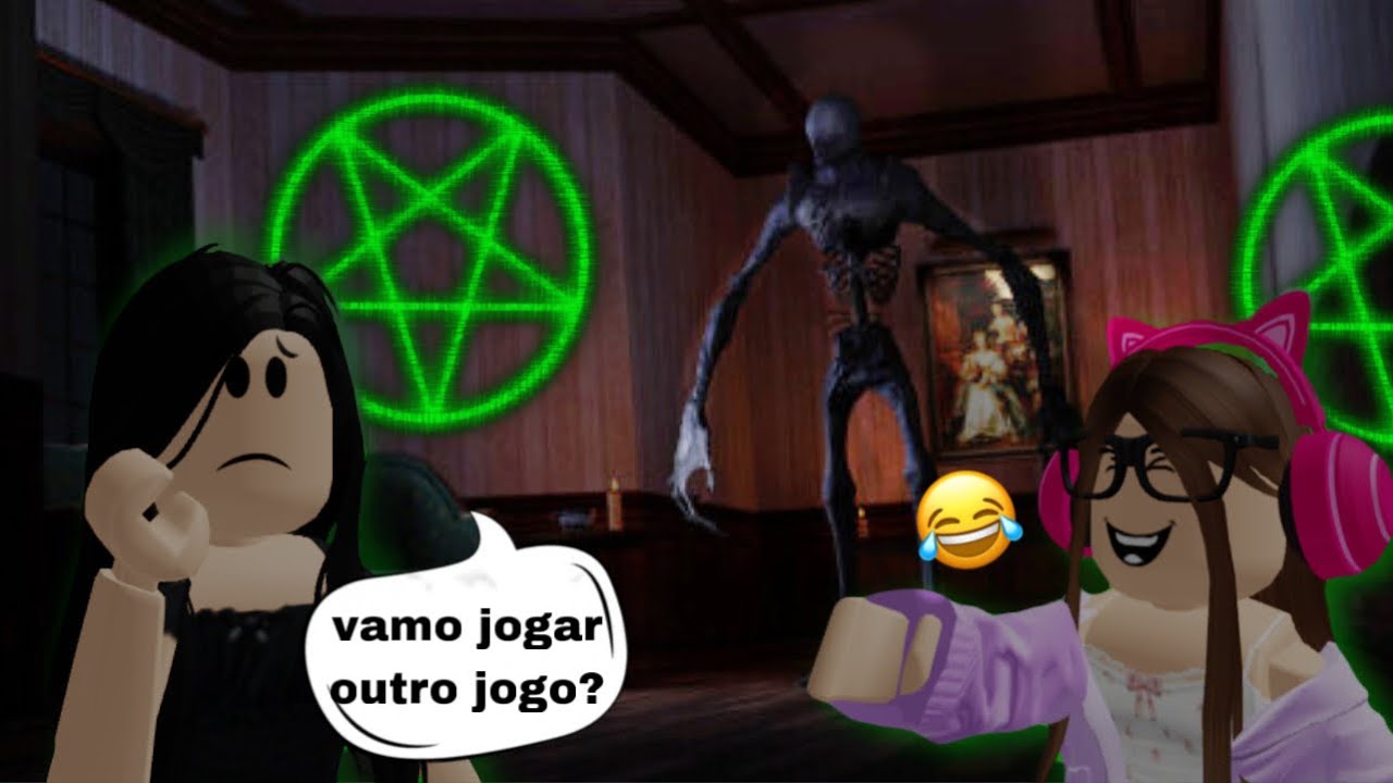 ELA DESISTIU DE JOGAR ESSE JOGO DE TERROR DO ROBLOX!! - Silent Mansion
