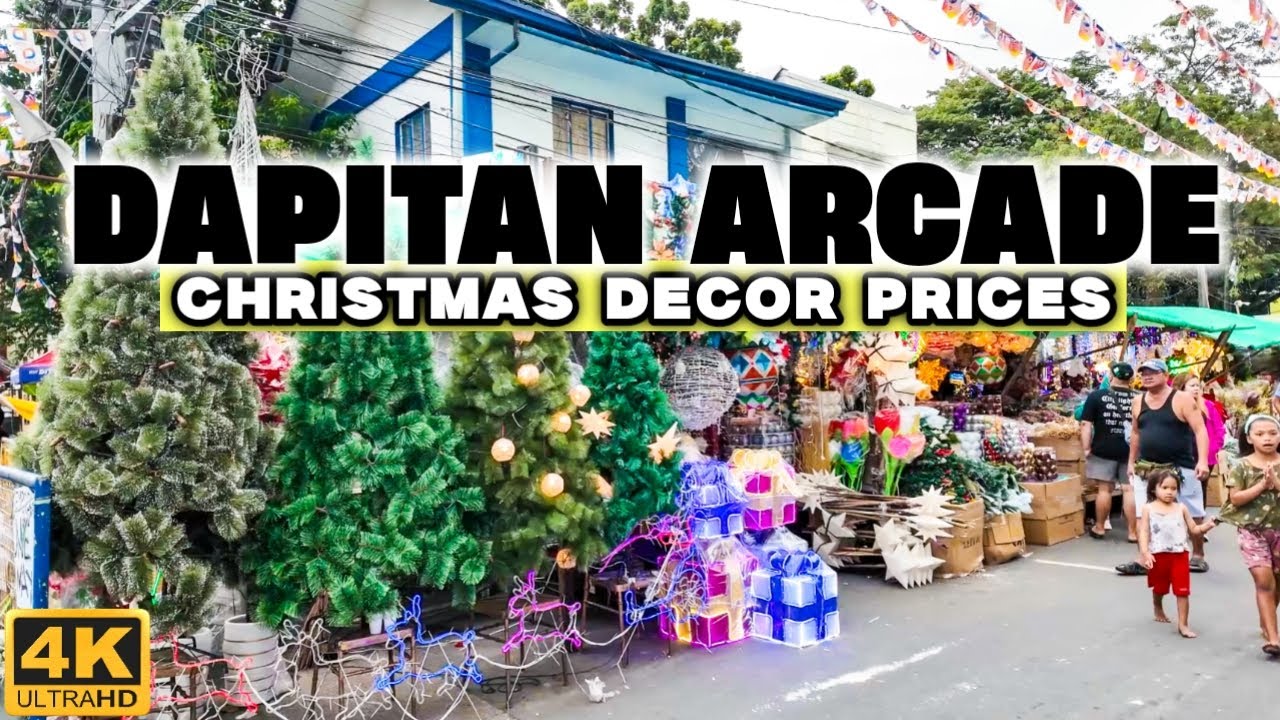 [4K] DAPITAN ARCADE Christmas Shopping Tour 2025! Affordable Decors & Price Guide!