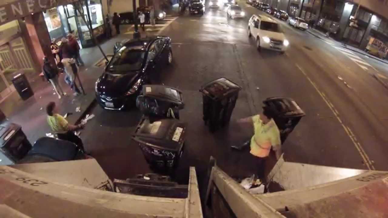 Recology garbage men in San Francisco 2