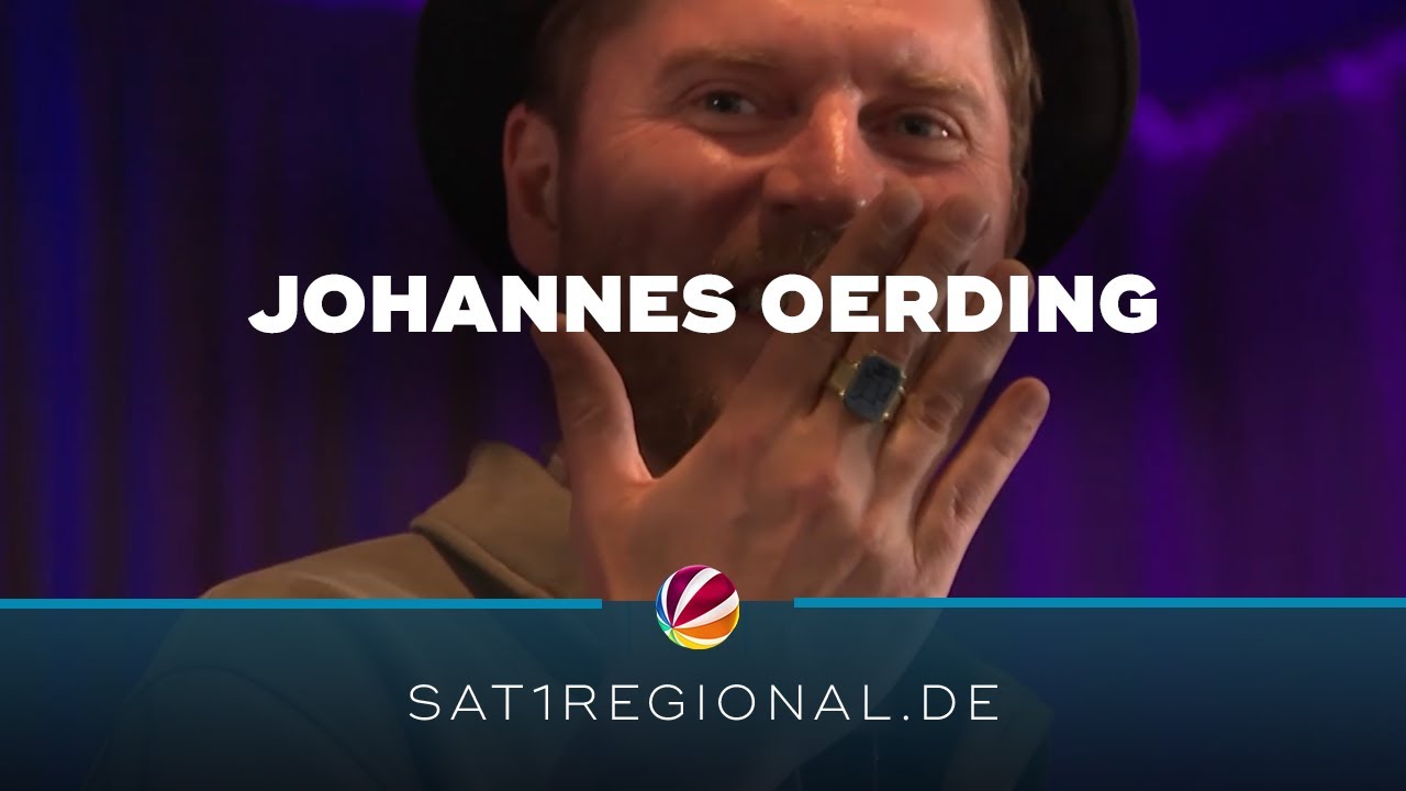 Sänger Johannes Oerding mit Paul-Lincke-Ring ausgezeichnet