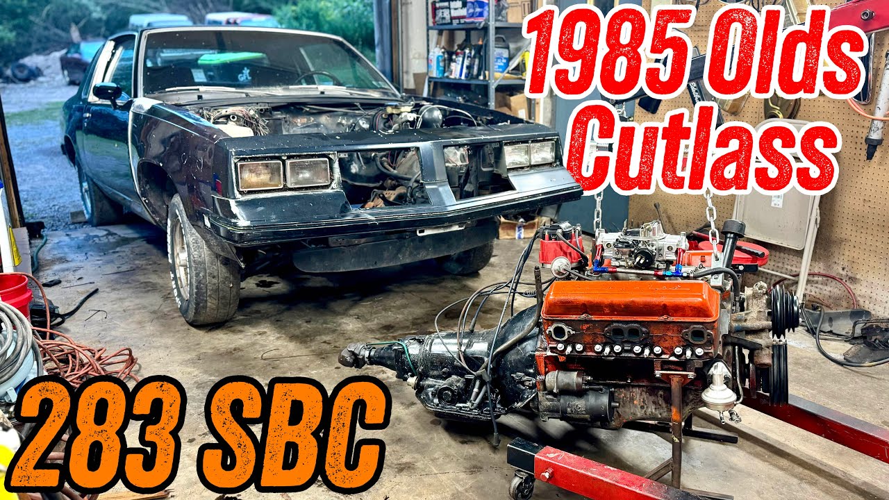283 Small Block Chevy gets Swapped in a Oldsmobile Cutlass?!