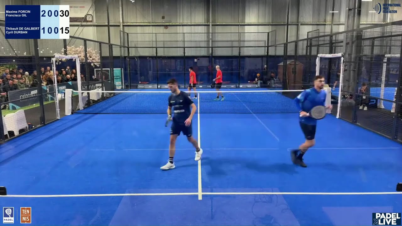 FIP SILVER CAEN - Maxime Forcin / Francisco Gil vs Thibault de Galbert / Cyril Durban