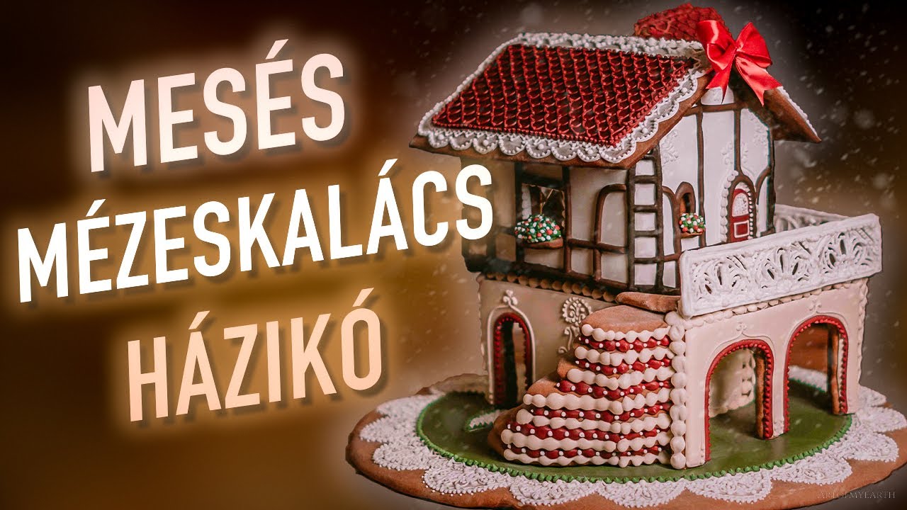 Így készíts mézeskalács házikót (sablonokkal)