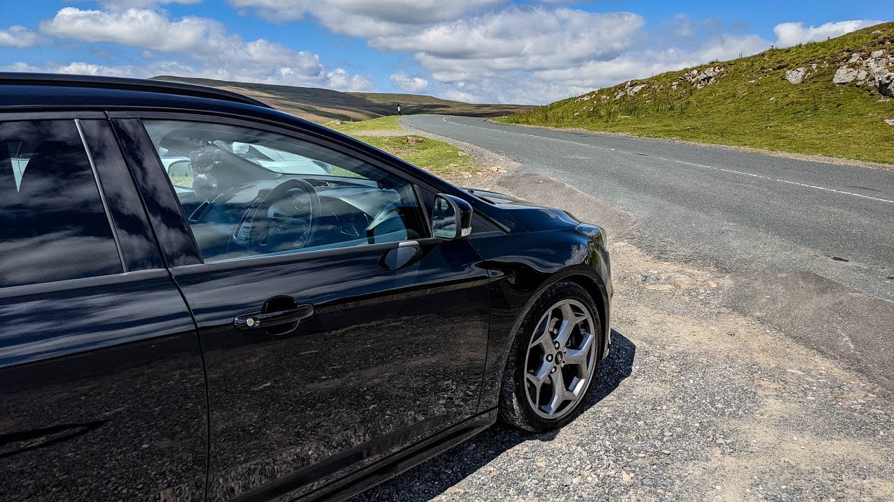 Driving Buttertubs Pass in a Focus ST
