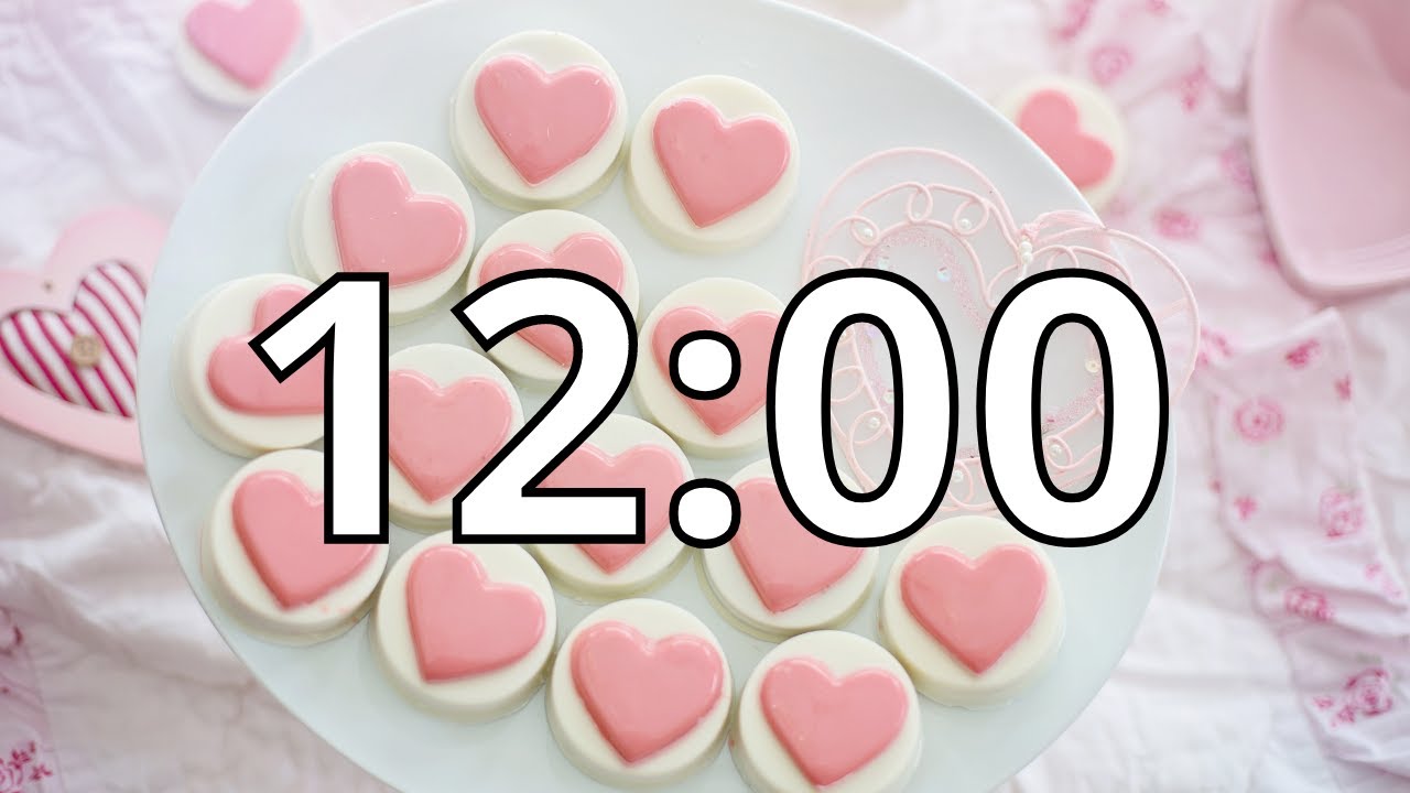 12 Minutes Timer with Music | Valentine's Day Timer