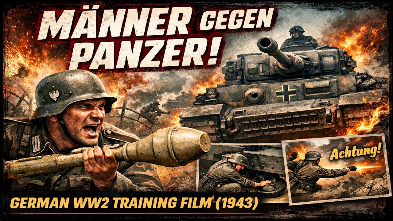 Männer gegen Panzer 1943 | German WW2 Anti Tank Training Film | Rare Wehrmacht Footage