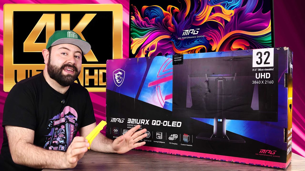 El monitor que NECESITAS YA! 4k, 240Hz con SUPER calidad de IMAGEN! MSI MPG 321URX QD-OLED