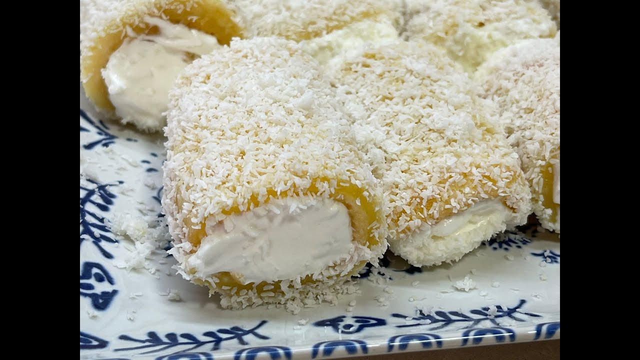 ROLLITOS DE NATA Y COCO