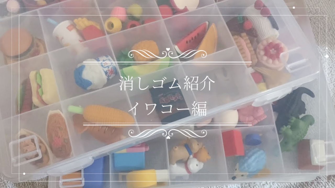 むかし集めてた消しゴム紹介【イワコー編】