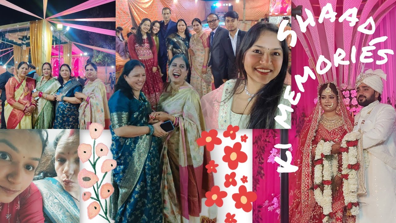 आज शालिनी की शादी में जाने का सौभाग्य प्राप्त हुआ ♥♥