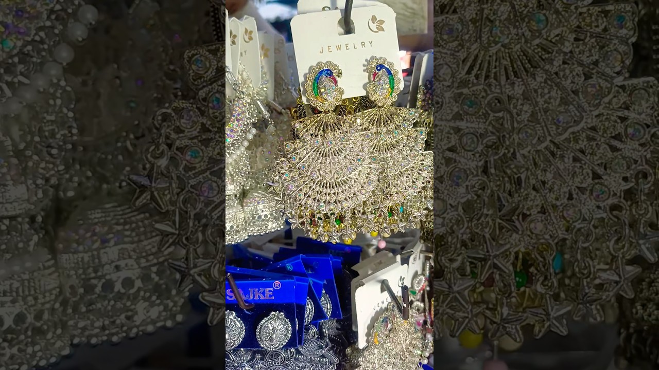 Peacock Design Heavy Jhumka 😍 Delhi Wholesale Market&rdquo;