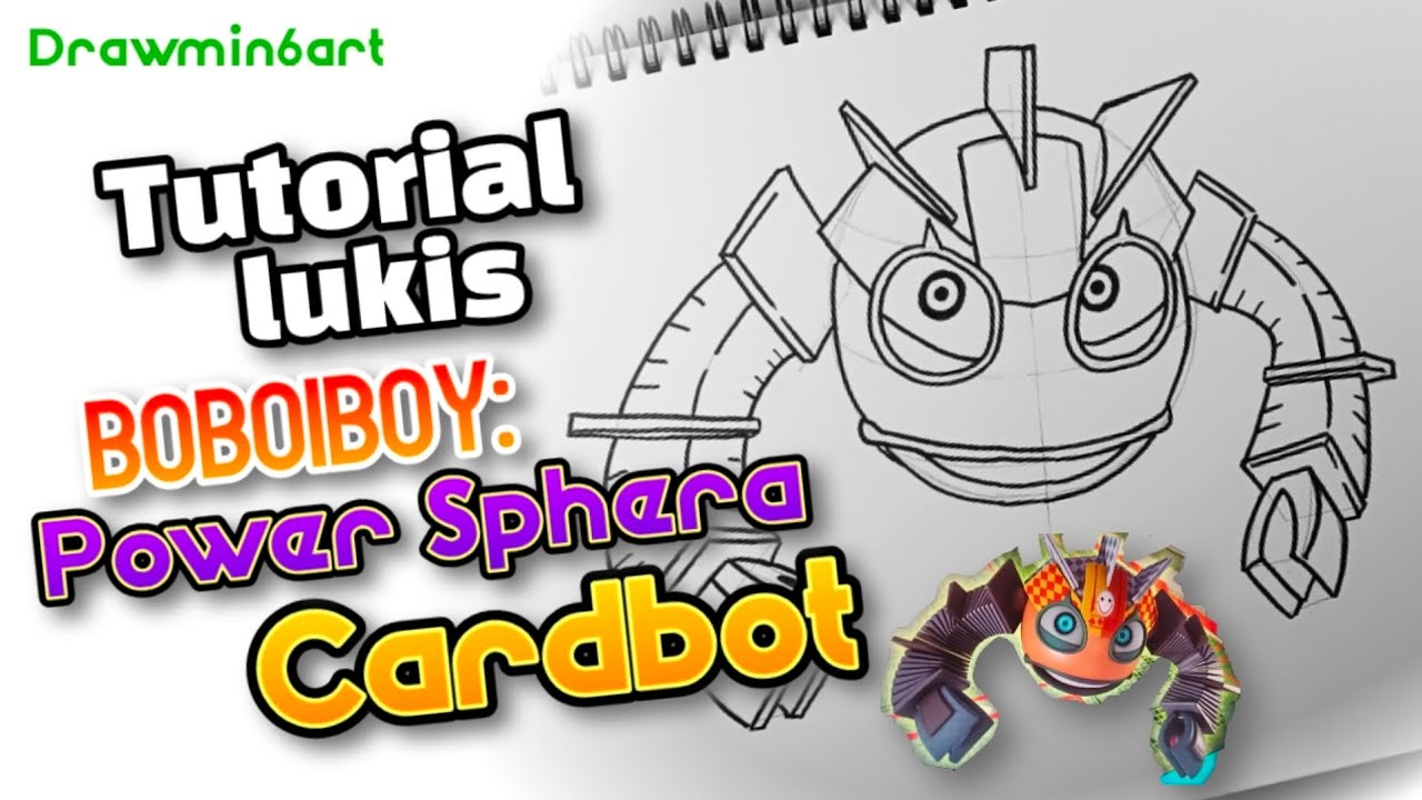 cardbot | ​I drew Cardbot from BoBoiBoy using ONLY pencil and marker