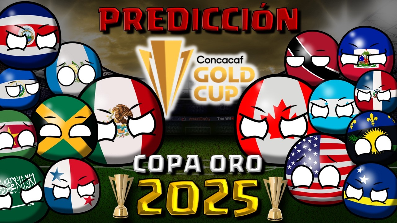 PREDICCIÓN - COPA ORO CONCACAF 2025 | #countryballs