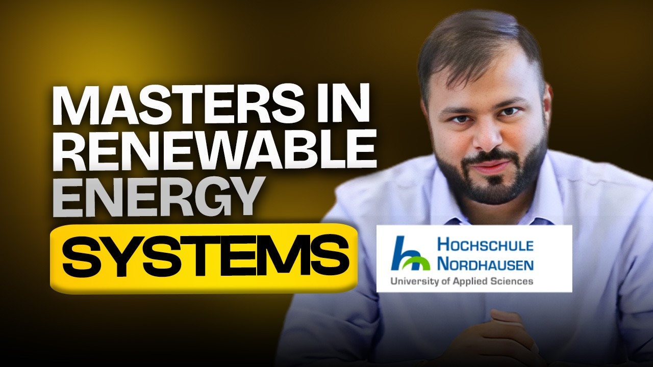 Masters in Renewable Energy Systems in Hochschule Nordhausen | Amratpal A Vision