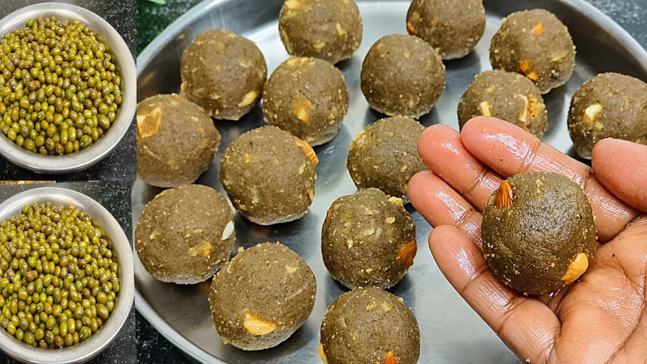 ಹೆಸರುಕಾಳಿನ ಲಡ್ಡು  ಕಡಿಮೆ  ಖರ್ಚಲ್ಲಿ ಇಷ್ಟೊಂದು  ಪ್ರೌಟಿನ್ ಬರಿತವಾದ ಲಡ್ಡು  👌 protein laddu recipe