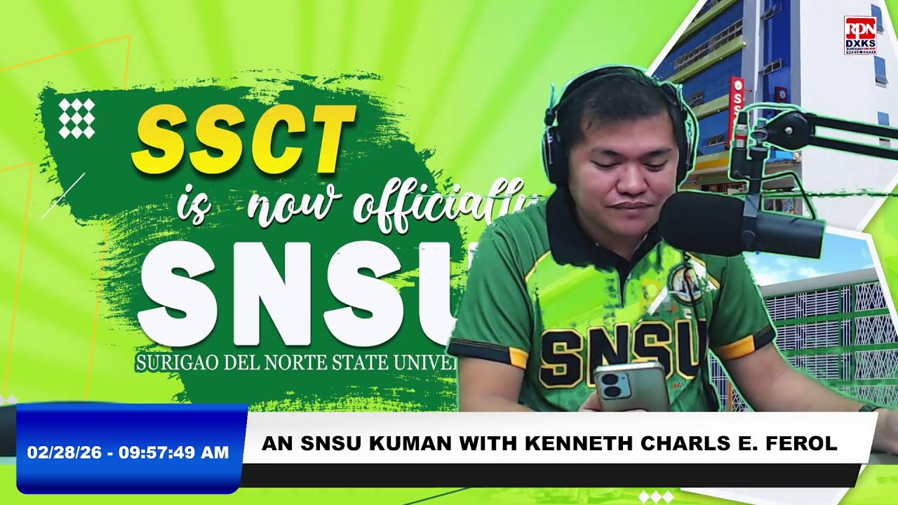 AN SNSU KUMAN with Kenneth Charls E. Ferol  @ RPN DXKS Surigao | February 28, 2026