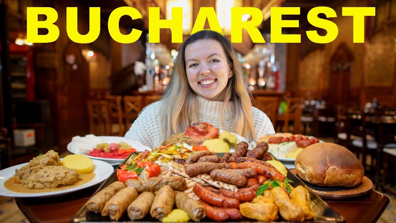 We ate at the BEST restaurant in Bucharest 😇 Caru cu Bere, Obor market