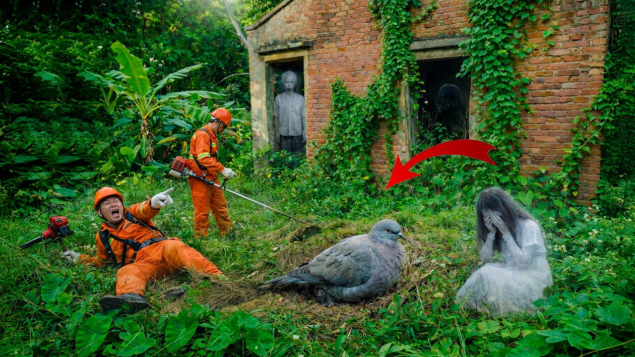 Time Lapse: 72 Hours Cleaning an Abandoned House in the Woods – Bird Mystery & Ghosts at the Window!