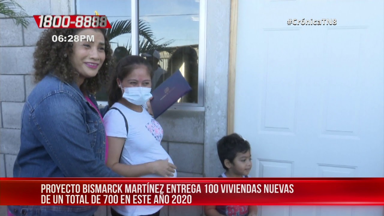 ALMA entrega 100 nuevas casas del Proyecto Bismarck Martínez en Managua - Nicaragua
