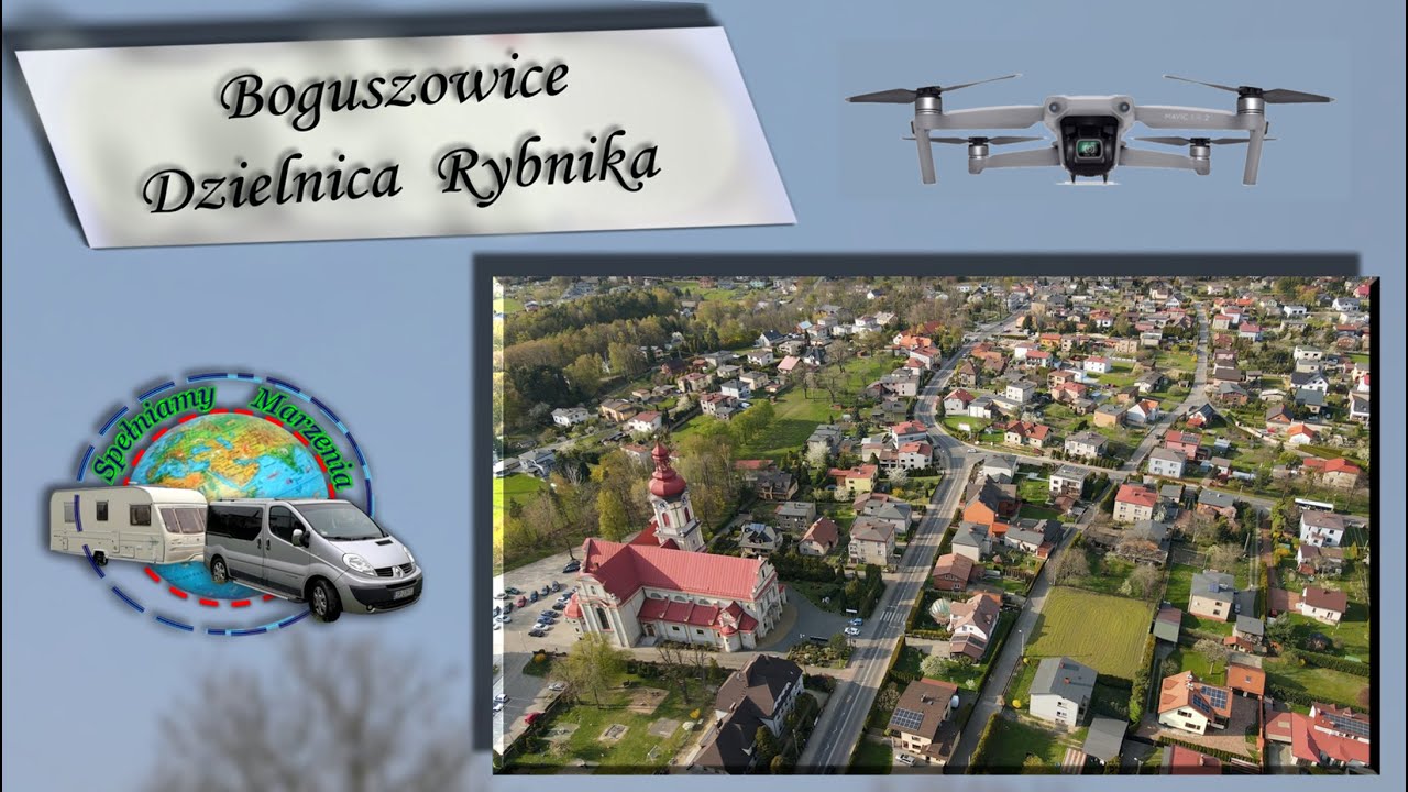 Dji Mavic Air 2  Boguszowice Stare - dzielnica Rybnika  #116  💙💛