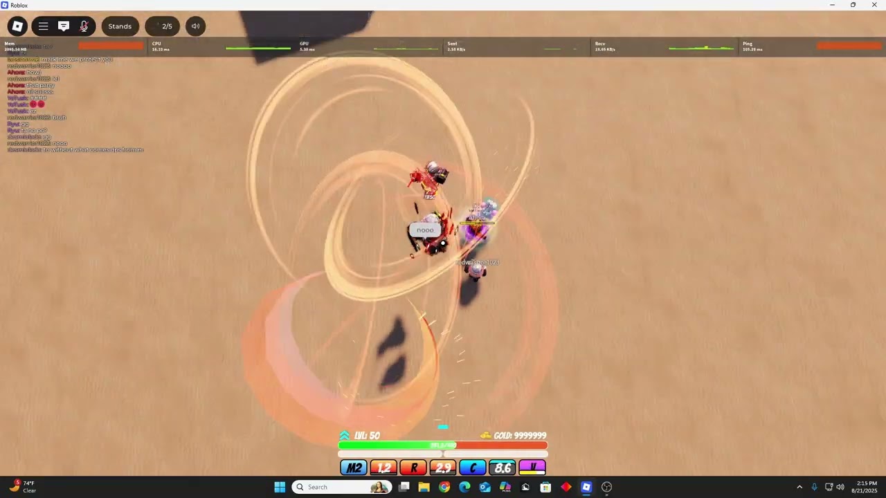 Masterclass SC and D4C duel (roblox jojo world of stands battle arena)