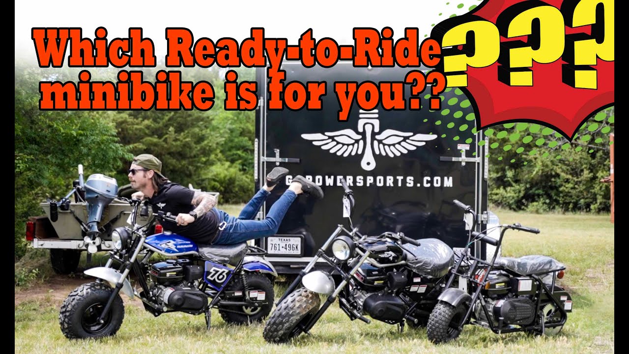 TrailMaster Minibike Comparison | Storm, MB200 or Hurricane