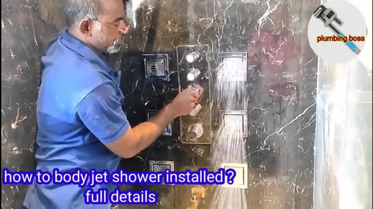 plumbing work. how to body jet shower installed ? full details plumbing works tamil