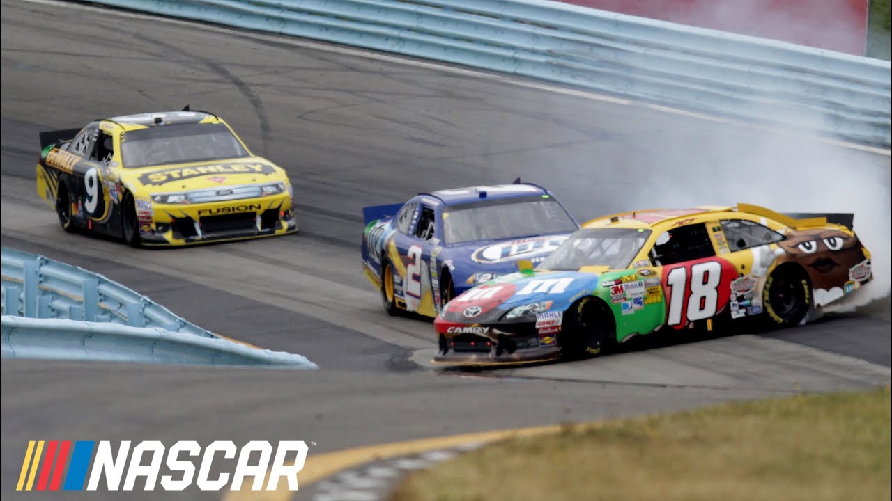 Relive the wildest last lap in Watkins Glen history: Ambrose, Keselowski battle for the win in 2012
