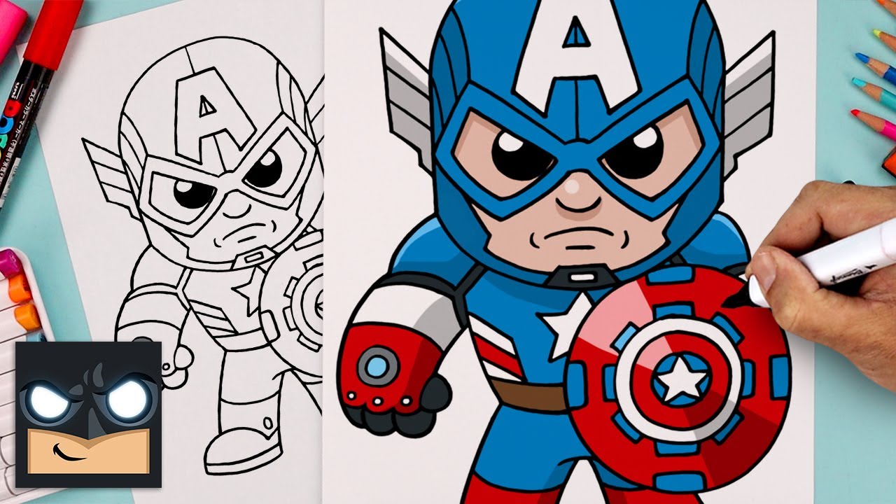 How To Draw Captain America | Marvel Rivals