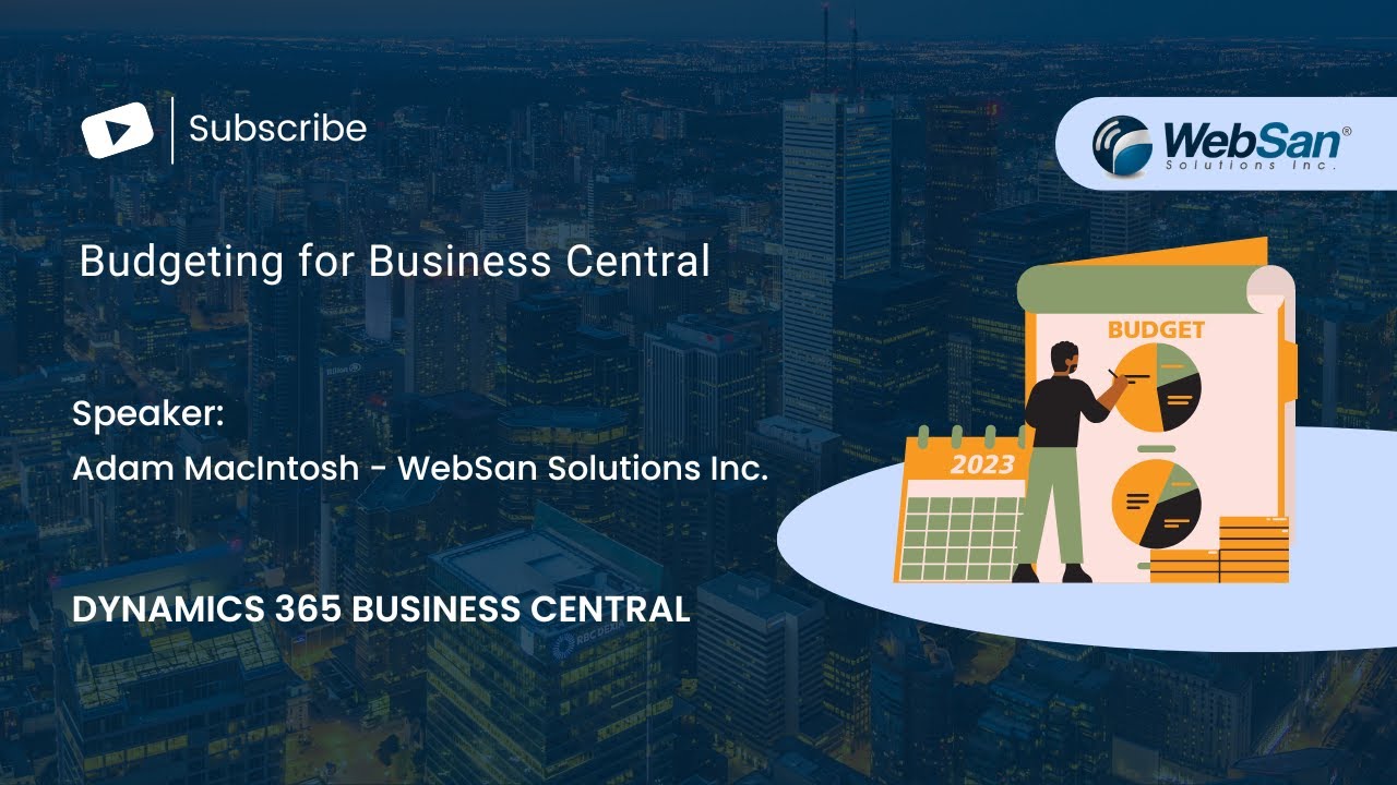 Budgeting for Business Central