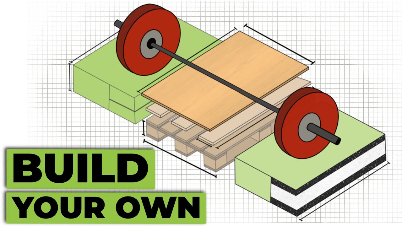 Home Gym DIY Weightlifting Platform | Totally silent and fully customizable!