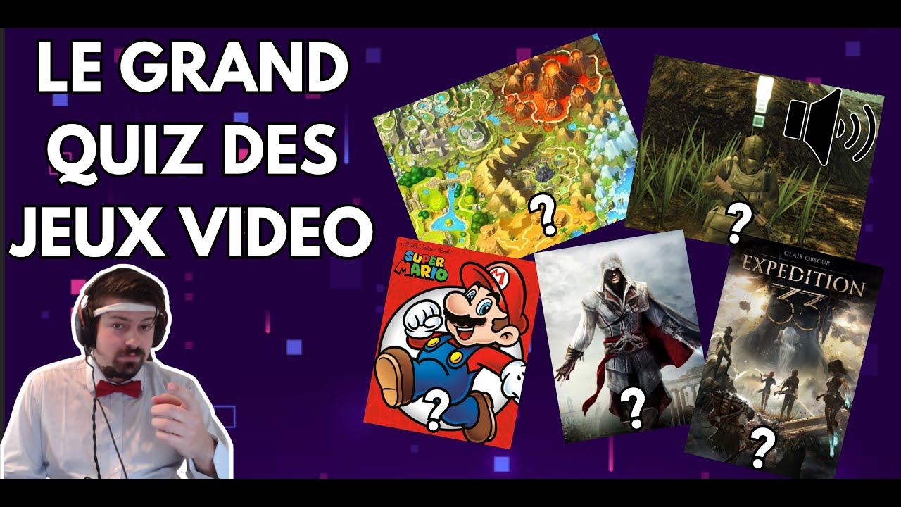 Le Grand Quiz des Jeux Vidéo ! Qui s'y connait le plus ?