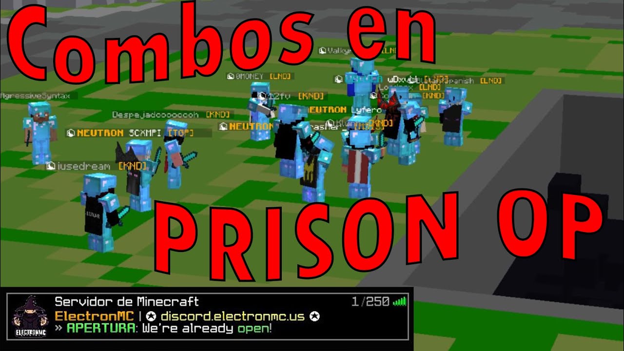 🔥 HACIENDO PVP EN EL MEJOR SERVIDOR DE PRISON OP | ELECTRONMC  | SE BUSCA STAFF WOLFTEMORY_ 🔥