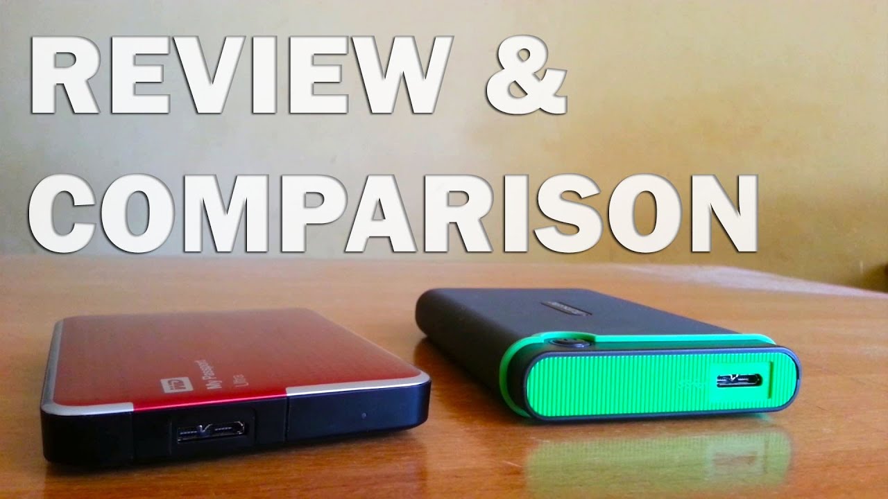 Best External Hard Drives?  《Transcend Storejet 25M3 Vs WD My Passport Ultra》