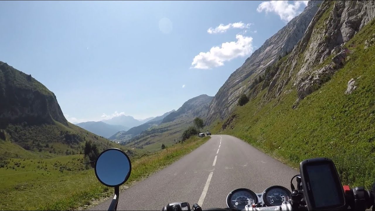 Magnifique Balade au Col de la Colombière avec ma Speed Twin !