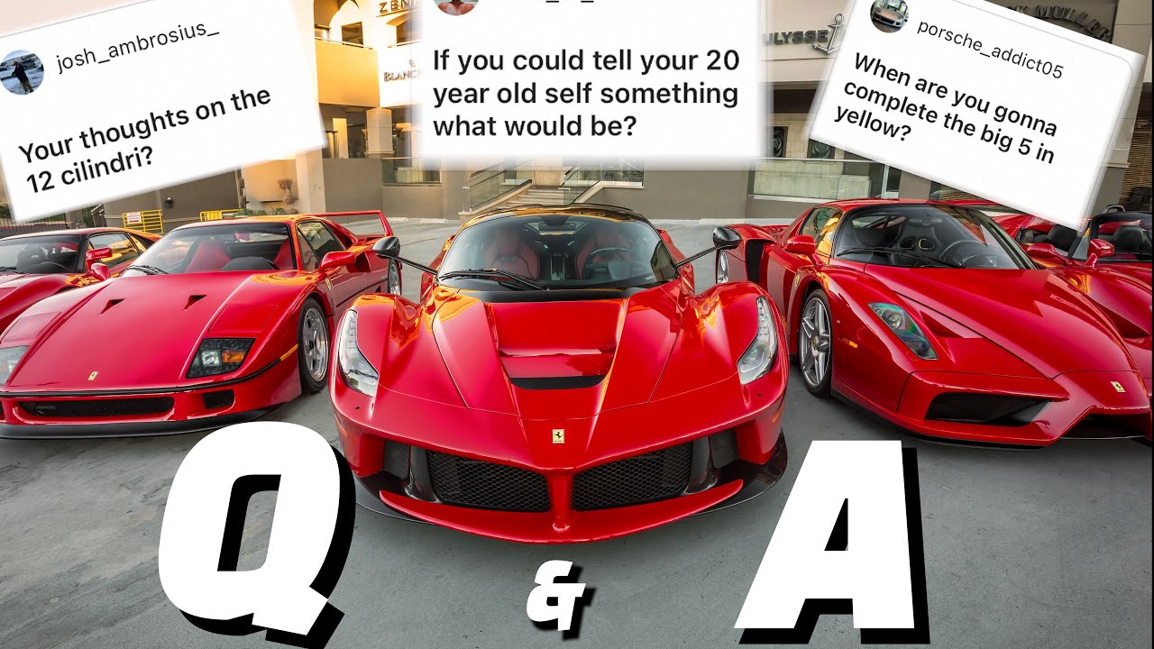 Мой совет о том, как добиться успеха... | Вопросы и ответы коллекционера Ferrari Дэвида Ли