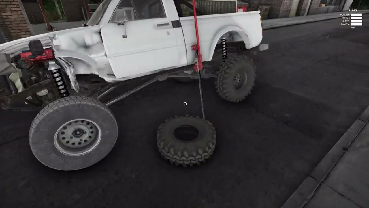 Junkyard Truck -   How To Change a Tire. Upgrade Tires.