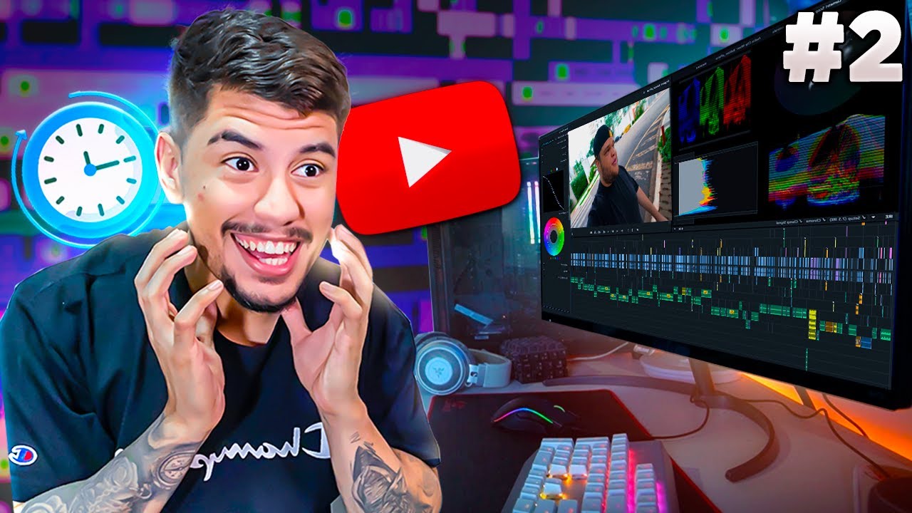 MINHA ROTINA de EDITOR DE VÍDEOS para YOUTUBERS parte 2