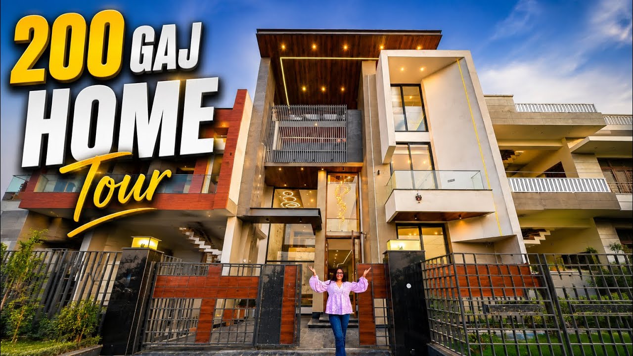 brand new 200 sq yard 5 bhk duplex house with luxury interior design | 5 bhk house sale in mohali
