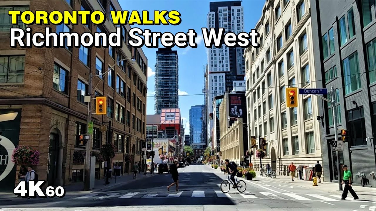 Toronto Walks - Richmond Street West [4K60]