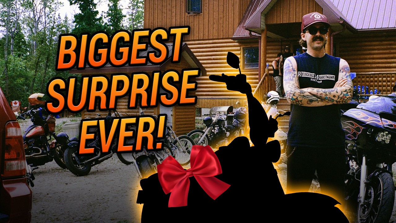 He Had No Idea We Got Him a Harley!